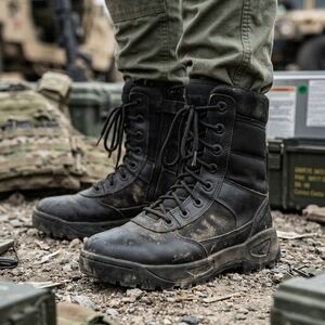 Men's Black Tactical Boots